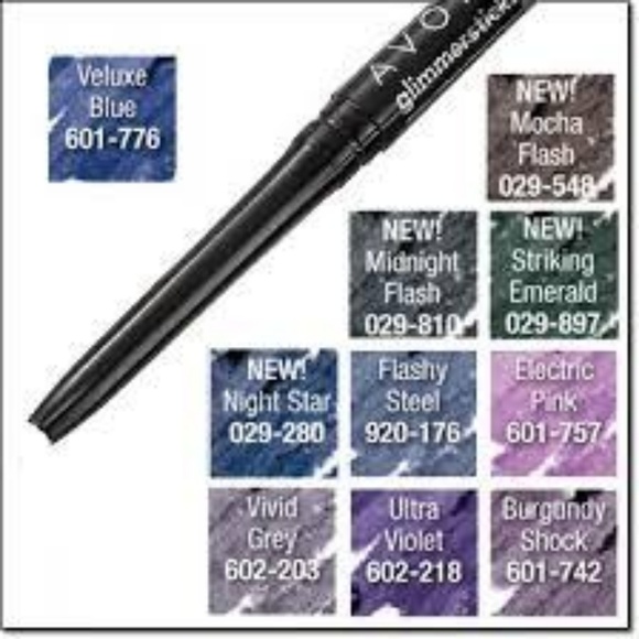 Avon Glimmersticks Chrome Eyeliner Electric Pink - Picture 1 of 1